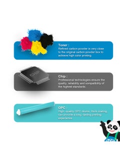 Asta ASTA Toner Cartridge CRG 045 BK C Y M Compatible For Canon imageCLASS LBP-611Cn LBP-612Cdw MF632Cdw MF634Cdw MF635Cx LBP-611Cn LBP-613Cdw MF631Cn MF633Cdw MF635Cx printer 045  - Image 5