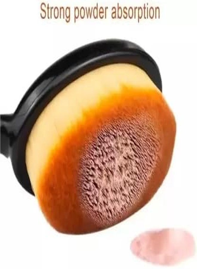 كوملي فرشاة كريم أساس بيضاوية الشكل - أسود - Image 2