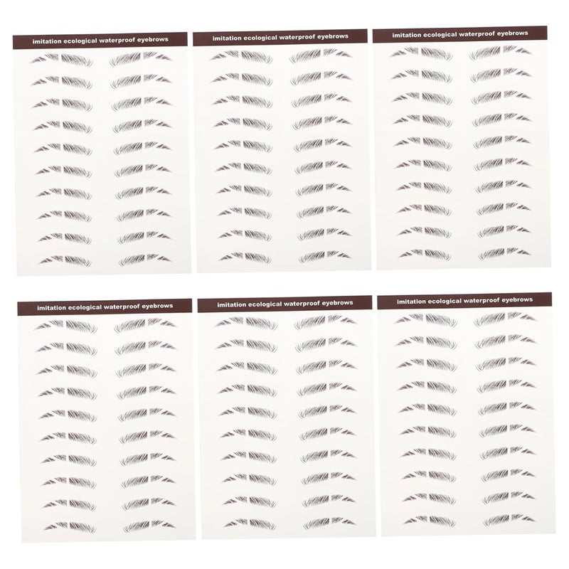 Dust proof 6pcs Makeup Eyebrow Stickers Temporary Brow Tattoos for Eyebrows Easy to Apply for Sparse Patchy Brows Carefully selected solid material Moisture wear upgraded quality Periodic restock local Treated anti-rust metal Batch consistent craftsmanship Strong durable raw material Market multi-use trusted quality Global light sturdy raw material Modern practical shape All user friendly build Fault optimized construction Seasonal & permanent compatible Varied global sizing picks Comfort grip Diverse operation compatible Global upgraded practical design Gulf market standard build Local licensed courier Reliable local delivery service Nationwide courier network Hardened processed substance Periodic stock arrangement Hot & cold climate compatible Upgraded quality - Image 1