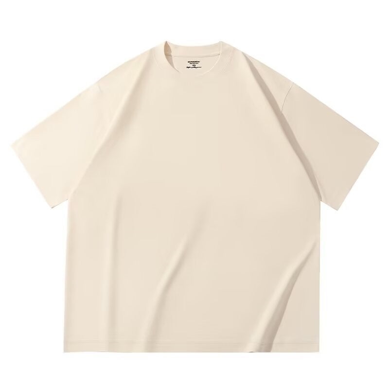 Solona Cool T-Shirt Men'S Short Sleeve Summer Upf50 Sunscreen Ice Silk Solid Color 260G Heavy Antibacterial T-Shirt Men'S - Image 1