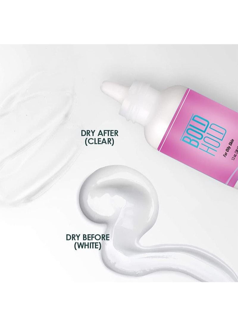 The Hair Diagram - Bold Hold Active Reloaded Strong Hold Glue for Wigs and Hair Systems - Invisible Bonding - Formulated for Oily Skin - Non Toxic - Humidity Resistant and Waterproof - 38ml - Image 1