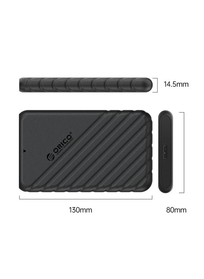 BURAQ ORICO 25PW1-U3 Micro-B to USB 2.5 inch External Storage Hard Drive Case(Black)  - Image 2