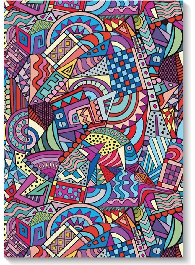 RYN Decorative Wall Art Painting Multicolour 40 x 60cm - Image 1