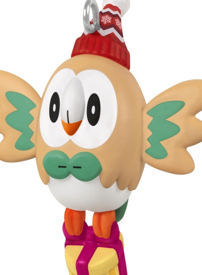 Hallmark Keepsake 1.25" Mini Christmas Ornament 2025, Pokémon Holiday Rowlet, Gifts for Gamers - Image 5