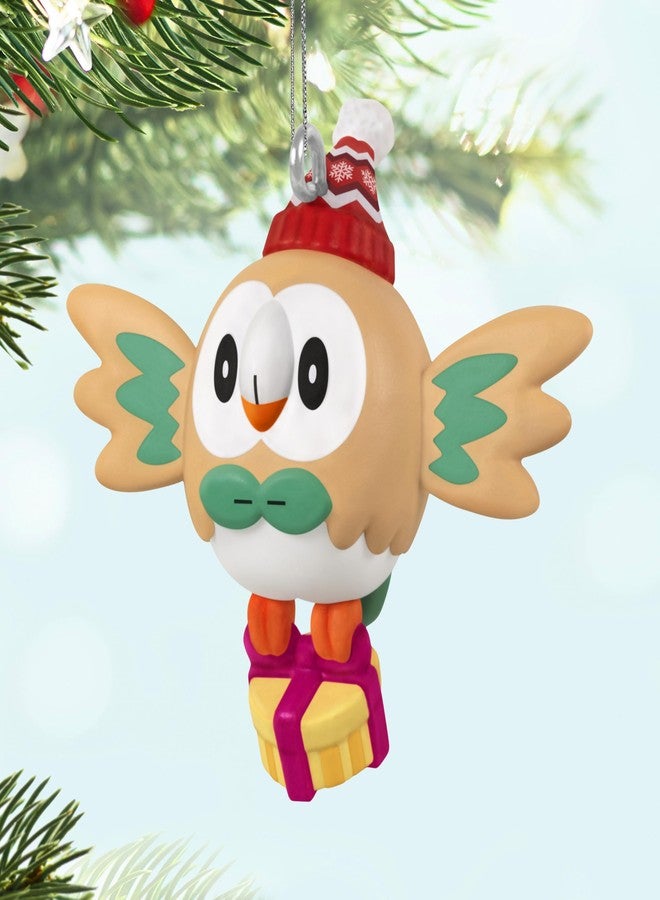 Hallmark Keepsake 1.25" Mini Christmas Ornament 2025, Pokémon Holiday Rowlet, Gifts for Gamers - Image 3