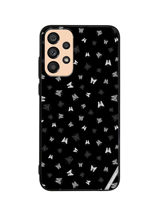 VR CREATIVE Protective Case Cover For Samsung Galaxy A53 5G Butterfly Black And White Design Multicolour - Image 1