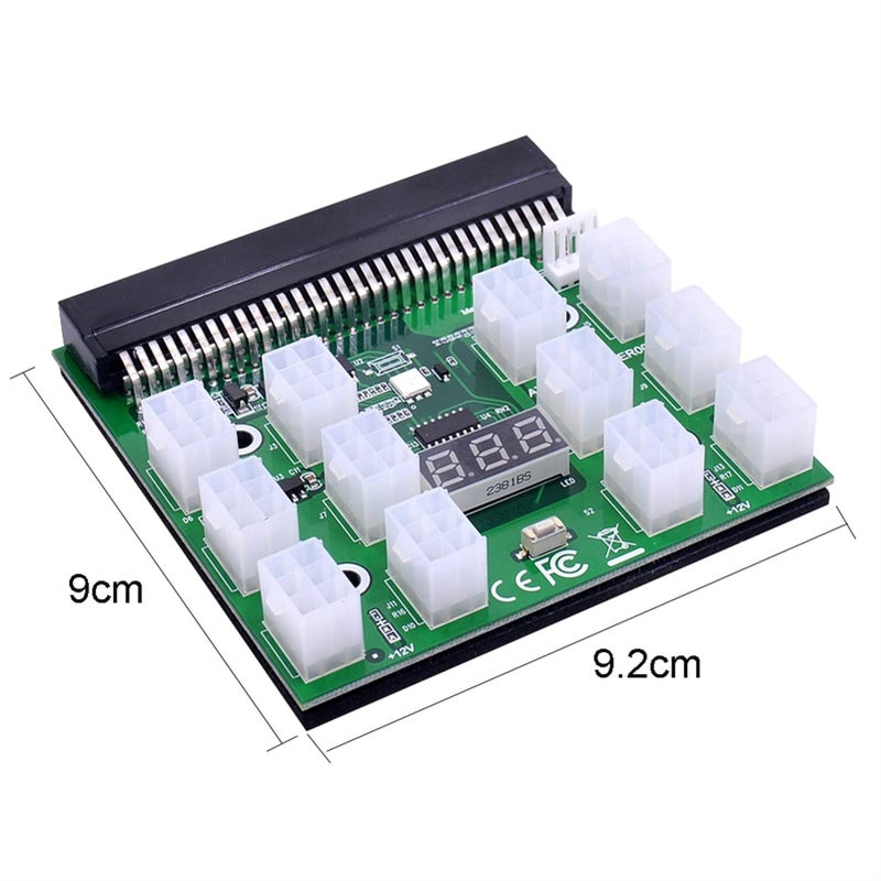 Red Power Module Breakout Board Kits with 12pcs 17pcs 18AWG 6Pin to 8Pin Power Cables for HP PSU Video Card - Image 4