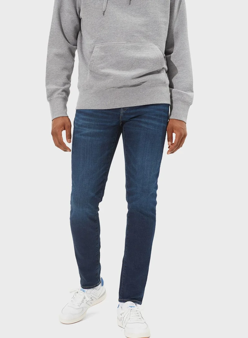 American Eagle Mid Wash Skinny Fit Jeans