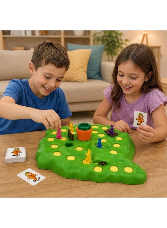 Eat a Carrot Interactive Board Game for Kids, Includes Characters, Cards and Playing Pieces - Image 2