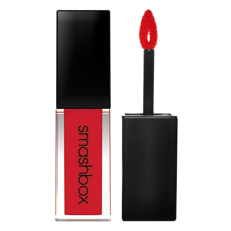 SmashBox أحمر شفاه سموش بوكس دائم الارتداء غير اللامع السائل، 0.14 أونصة سائلة، بانغ بانغ - Image 1