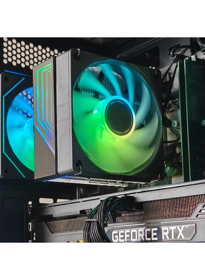 Mostech General Trading LLC GAMING PC RYZEN 7 5700X | RTX 5060 8GB Graphics | 16GB DDR4 RAM | 1TB NVME SSD | Windows 11 Pro BLACK - Image 4