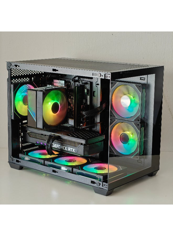 Mostech General Trading LLC GAMING PC RYZEN 7 5700X | RTX 5060 8GB Graphics | 16GB DDR4 RAM | 1TB NVME SSD | Windows 11 Pro BLACK - Image 2