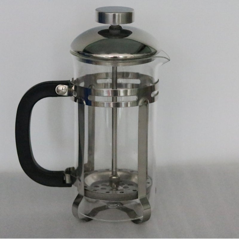 French Press Coffee Maker, Glass Portable Pitcher, Maximum Flavor Coffee Brewer with Superior Filtration, 2 Cup Capacity, Black - Image 2