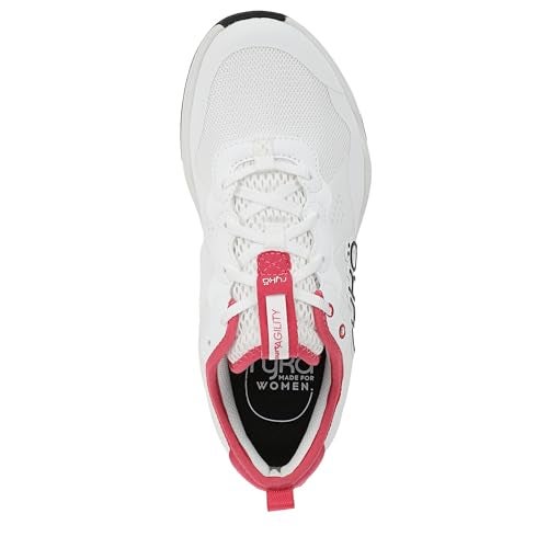 Ryka Womens Court Agility Cross Training Shoes White/Popstar Pink 8.5 M - Image 5