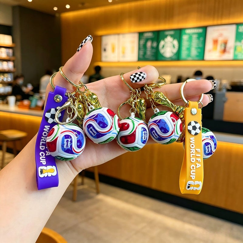 World Cup Soccer Keychain - Creative Fan Gift, Car Key Accessory for Men & Women - Image 5