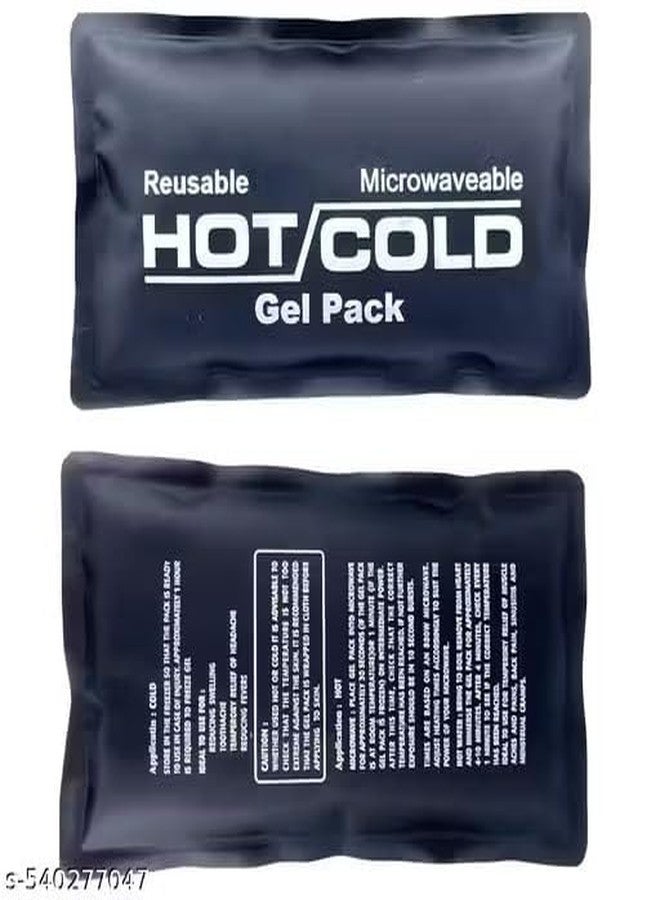 Dhrumino Cooling Gel Pad, Reusable Cooling gel pad Ice Pack for Pain Relief Soft and Flexible Therapy of for Back Shoulder, Neck, Waist Pain Relief Gel Reusable Cold Gel Pack (Blue Color) - Image 1