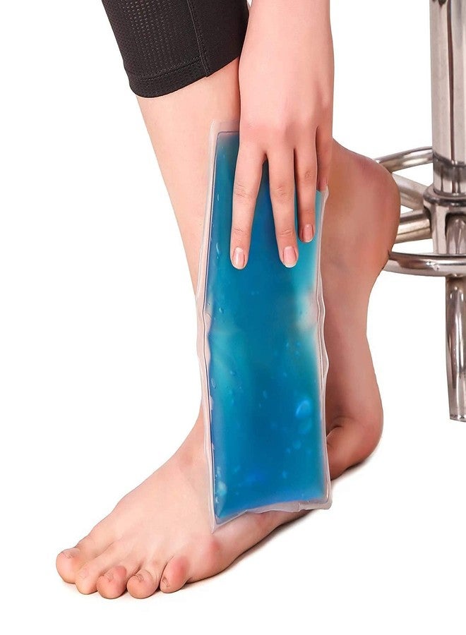 Dhrumino Cooling Gel Pad, Reusable Cooling gel pad Ice Pack for Pain Relief Soft and Flexible Therapy of for Back Shoulder, Neck, Waist Pain Relief Gel Reusable Cold Gel Pack (Blue Color) - Image 3