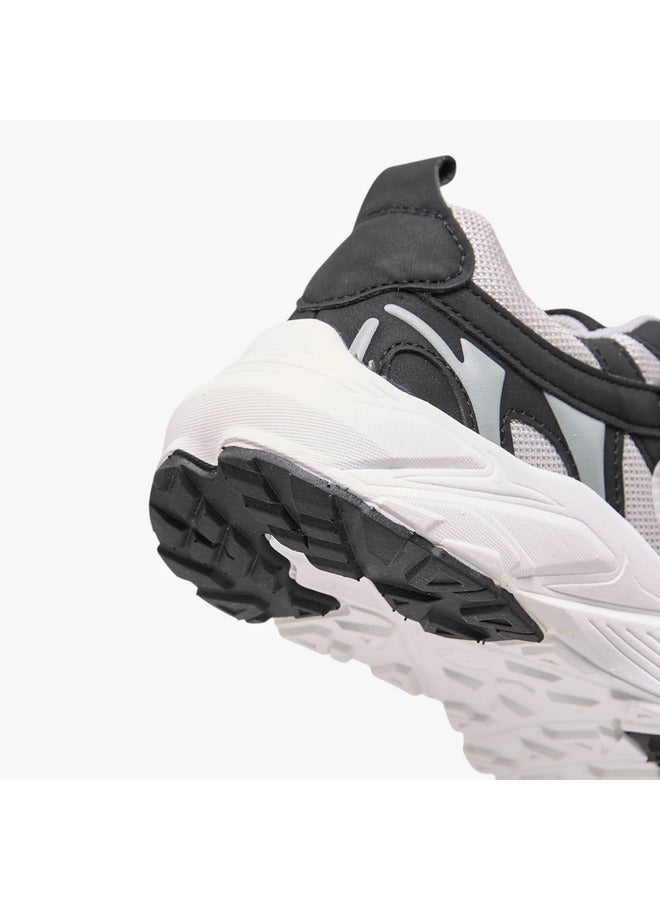 Lee Cooper Boys' Panelled Sneakers with Hook and Loop Closure - Image 5