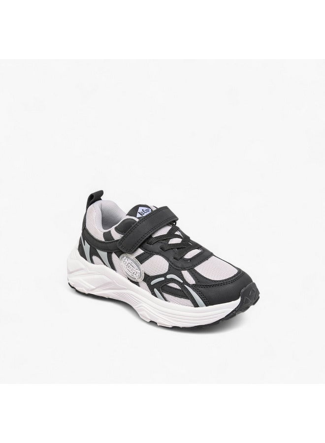 Lee Cooper Boys' Panelled Sneakers with Hook and Loop Closure - Image 2