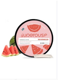 superouse Nicotine Tablets, Cigarette Quit Aid, Synthetic Nicotine Pouch Ingredient, Dental Cigarette Patch,Craving and Withdrawal Symptoms Reduction 20Pcs - Watermelon  - Image 1