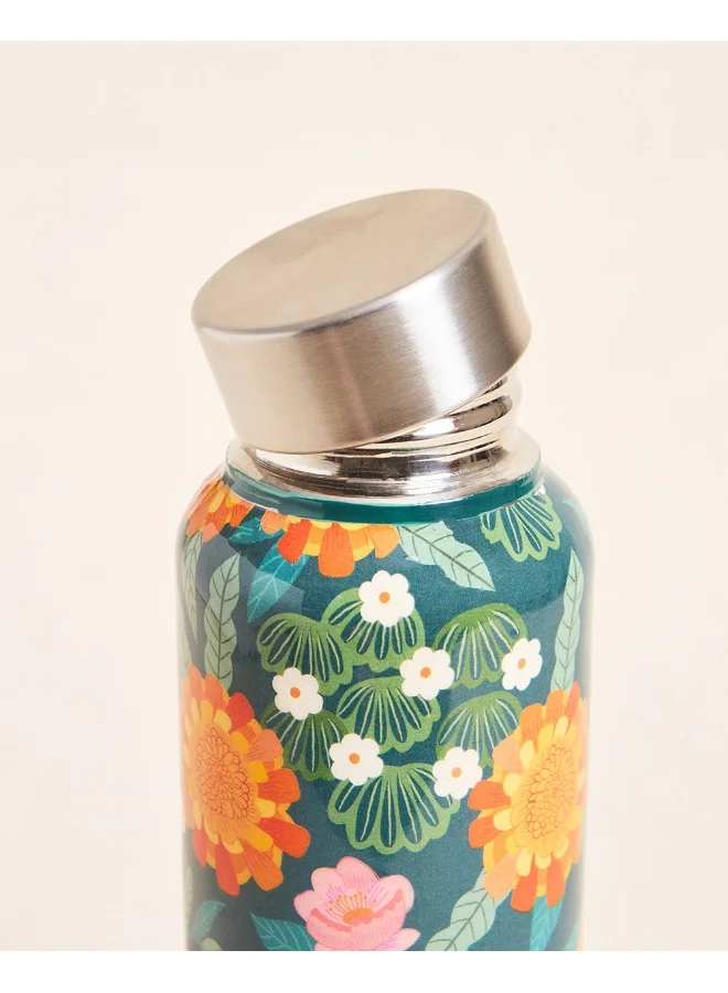 Chumbak Marigold Steel Bottle - Blue, 950ml