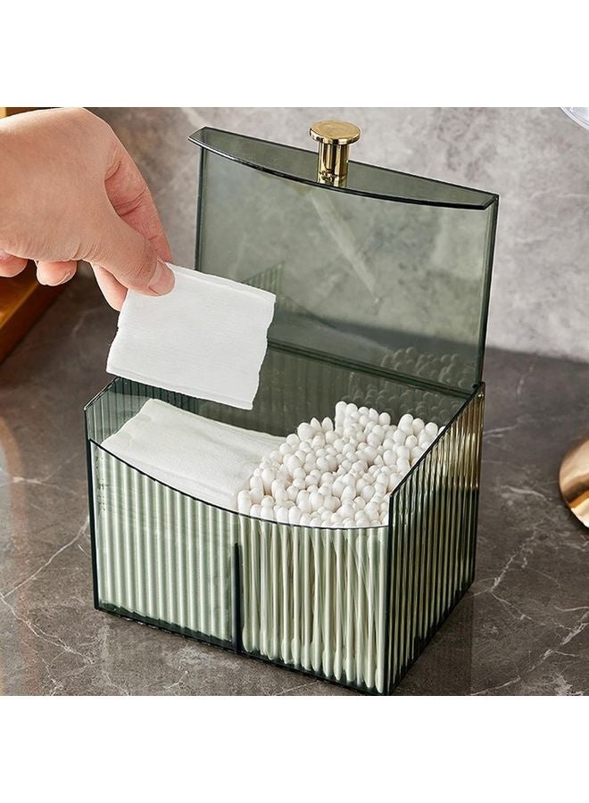 هومستر 2-شبكة القطن مسح الكرة حامل موزع مع الغطاء,صندوق موزع الحاويات للحمام منظمة التخزين المنزلي,منظمي الغرور والتخزين - Image 1