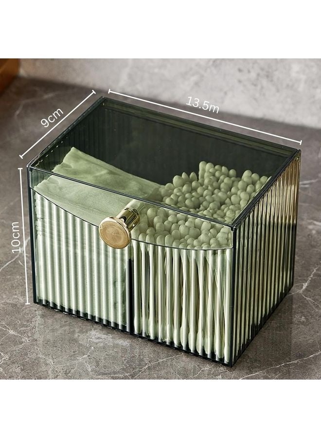 هومستر 2-شبكة القطن مسح الكرة حامل موزع مع الغطاء,صندوق موزع الحاويات للحمام منظمة التخزين المنزلي,منظمي الغرور والتخزين - Image 2