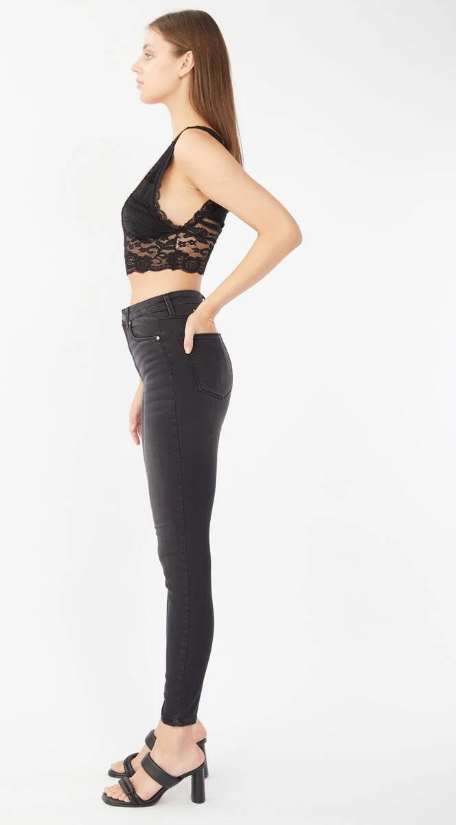 Banny Jeans Women's Anthracite Super Skinny Fit Jeans