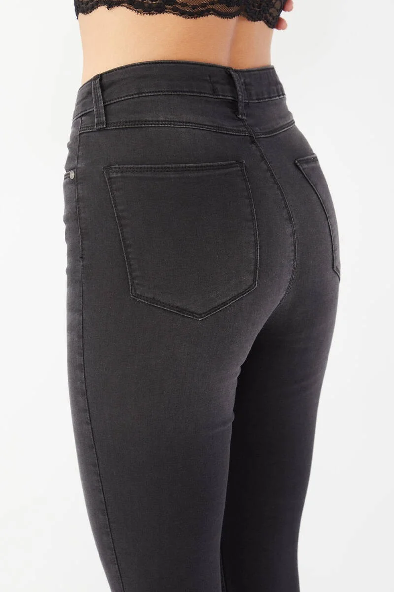 Banny Jeans Women's Anthracite Super Skinny Fit Jeans