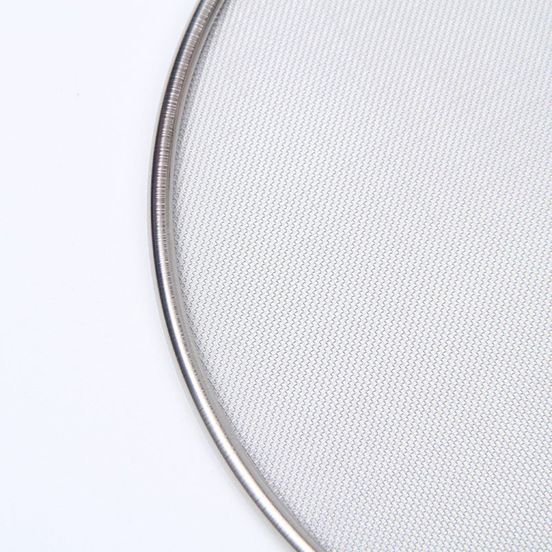 2pcs Anti-skid Hangable Handle Stainless Steel Cooking Pot Net Cover Lid Multifunction Anti Oil Splashing Pot Cover Protector Kitchen Tool (29CM, ) - Image 3