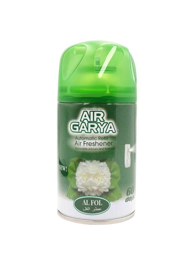 AIR GARYA Automatic Refill Air Freshener Al Fol 250ml Non-Aerosol Essential Oil Based Auto Spray Compatible with Dispenser Long Lasting Floral Odor Remover for Home Office Bathroom Kitchen Car Interior Air Purifier Fresh Scent Refill - Image 1