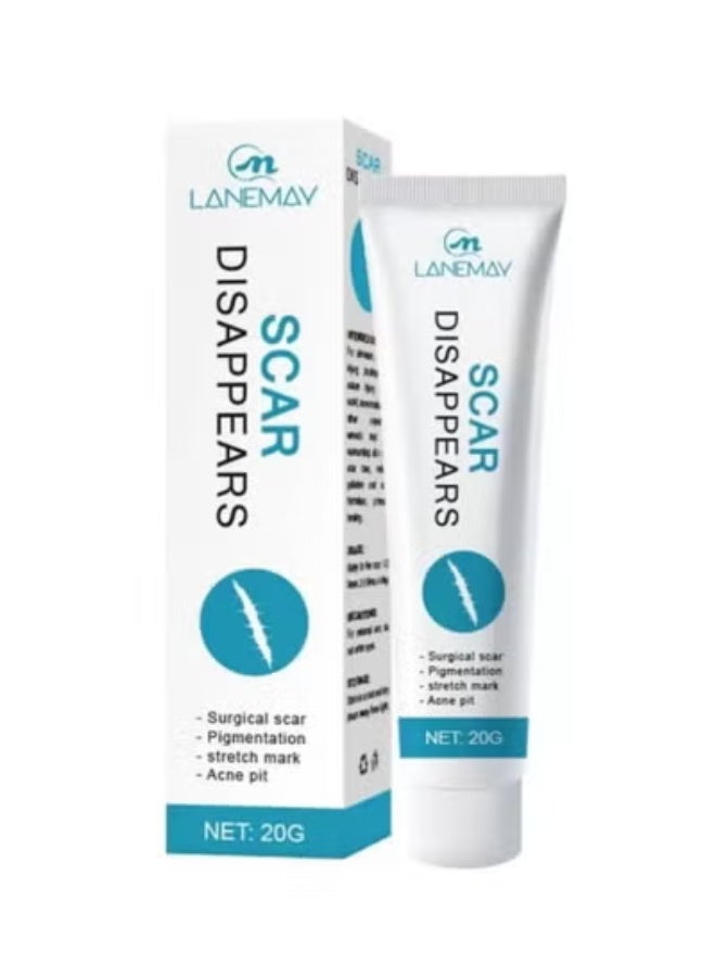LANEMAY Scar Disappears, Medical Grade Silicone Scar Cream Advanced Scar Removal Gel For Surgical Scars Stretch Marks Acne Injury Burns Keloids Hypertrophic Old And New Scars 20G - Image 1
