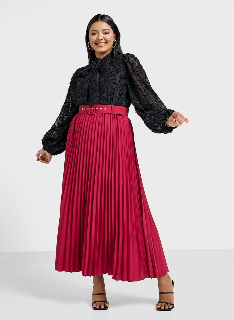 Ella Plus Pleated Skirt  - Image 1
