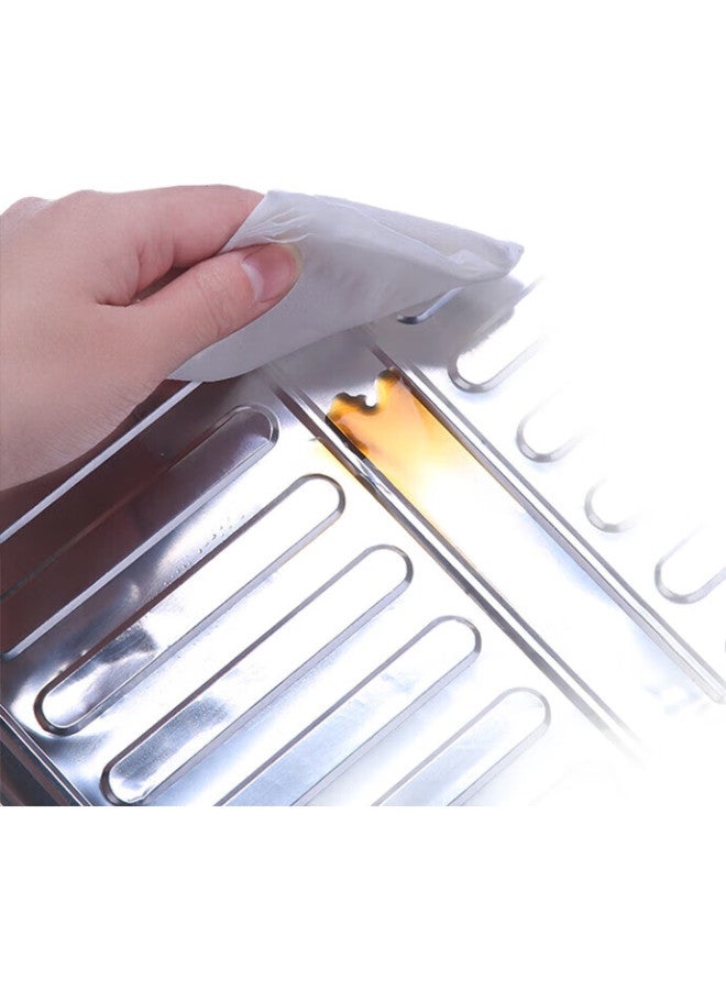 Canjiangjun Chandjiangjun 2-Pack Kitchen Oil Barrier Aluminum Foil Splash Guard Stove Cooking Heat Insulation Anti-Splash Scalding Shield Oil-Proof Board - Image 2
