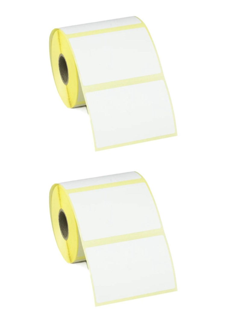 Terabyte 2 Rolls Thermal Labels 76mm X 50mm, 25mm core, (1000 labels-roll) - Image 2