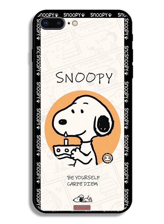 Tolwak Apple iPhone 7 Plus Protective Case Snoopy Be Yourself - Image 2