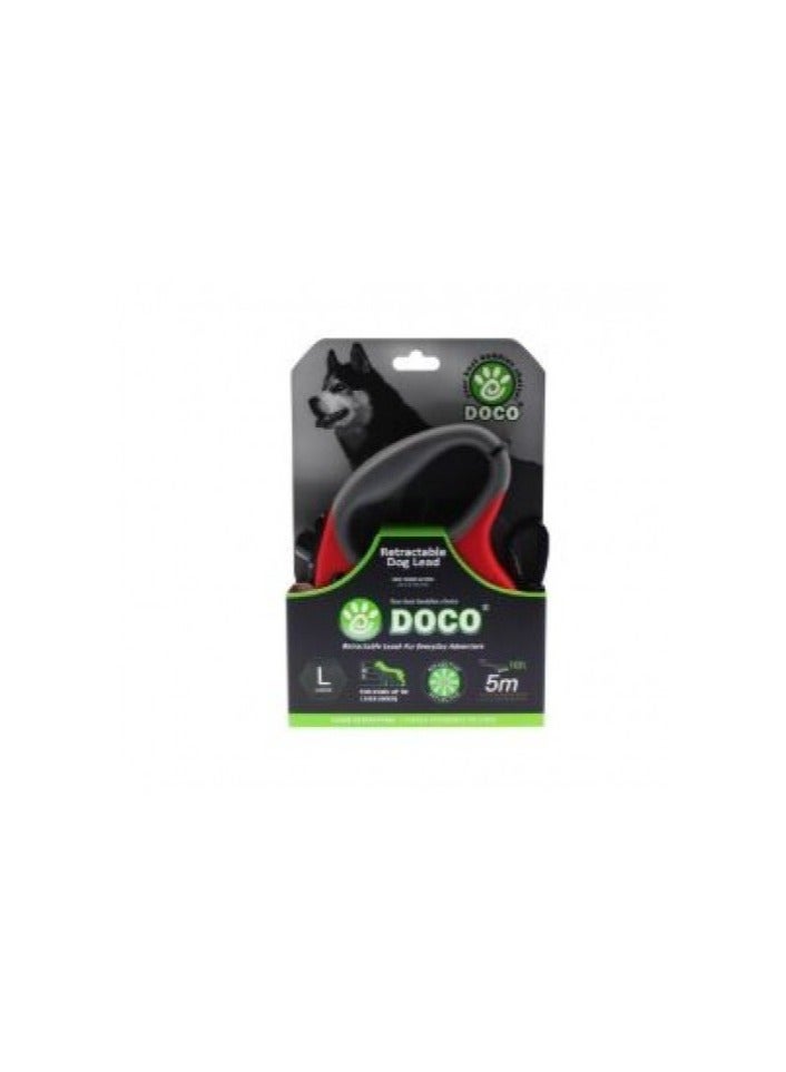 Doco RETRACTABLE DOG LEAD MEDIUM FOR DOG 5 MTR - Image 1