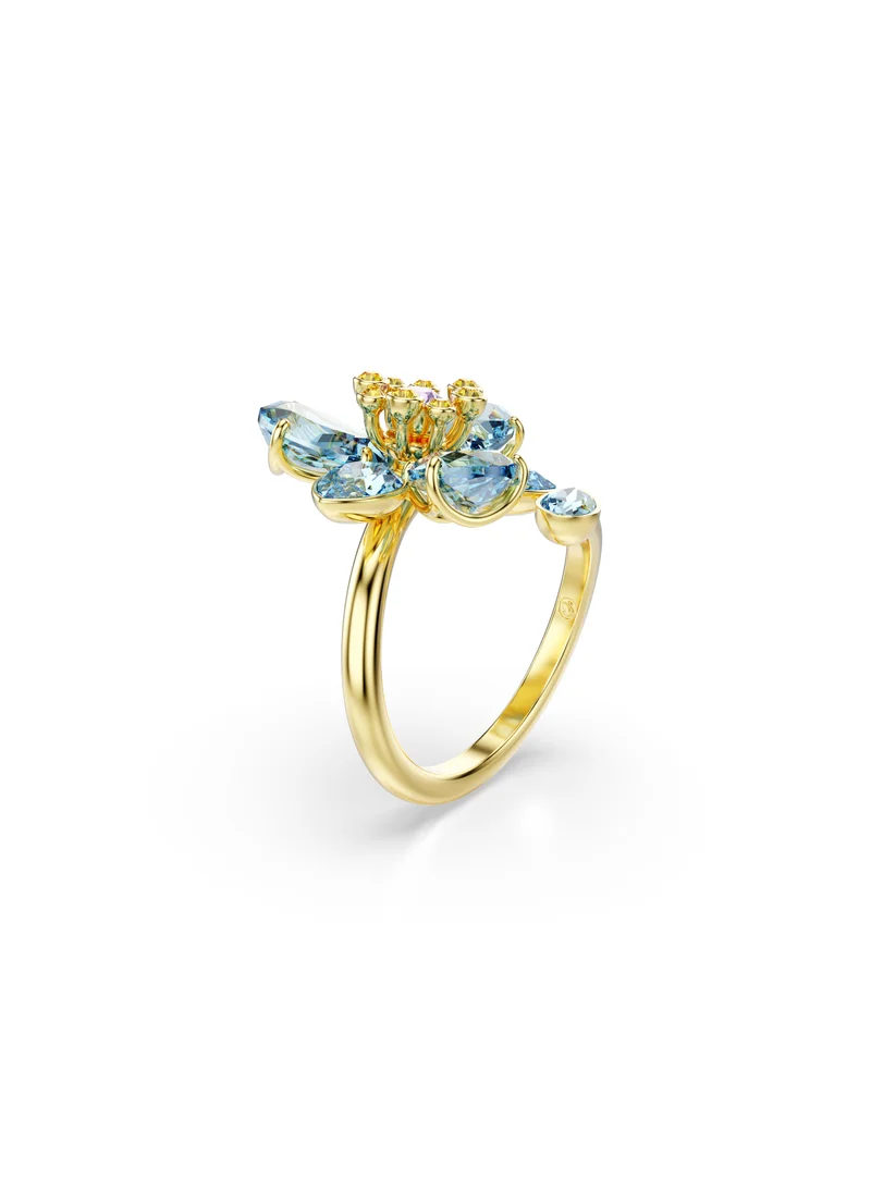 SWAROVSKI Idyllia:Blue Floral Detailed Ring