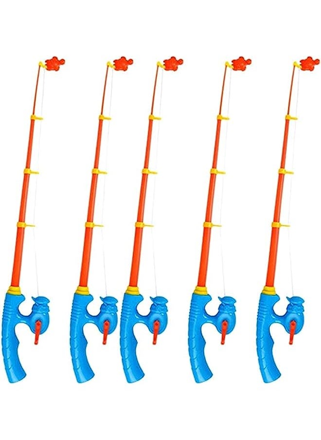 IAF - 2 PCS Magnetic Fishing Toy Pole, Magnet Fishing Rods, Fishing Bath Toy Game Fishing Rod for Magnetic Fishing Games, Educational Learning Toys for Boys Girls Kids (Random Color) (BLUE) - Image 1