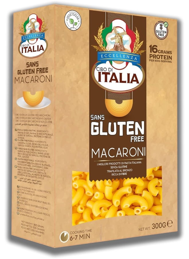 Cibo Di Italia Cibo Di Italia Pasta Macaroni - Gluten Free 300g  - Image 1