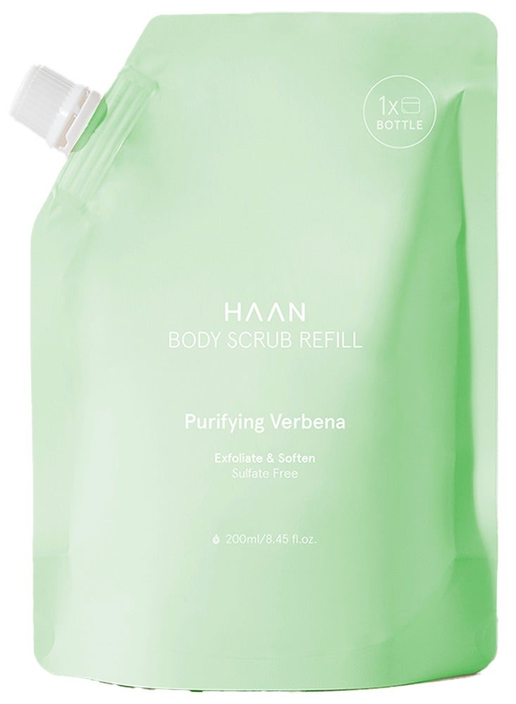 Haan Body Scrub Exfoliate and Soften Purifying Verbena Refill 200ml - Image 1