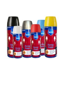 Levi's Levis Spray Paint All Purpose Metal Plastic Furniture 1 PC 380 ML Black 380 ML RAL 9005 