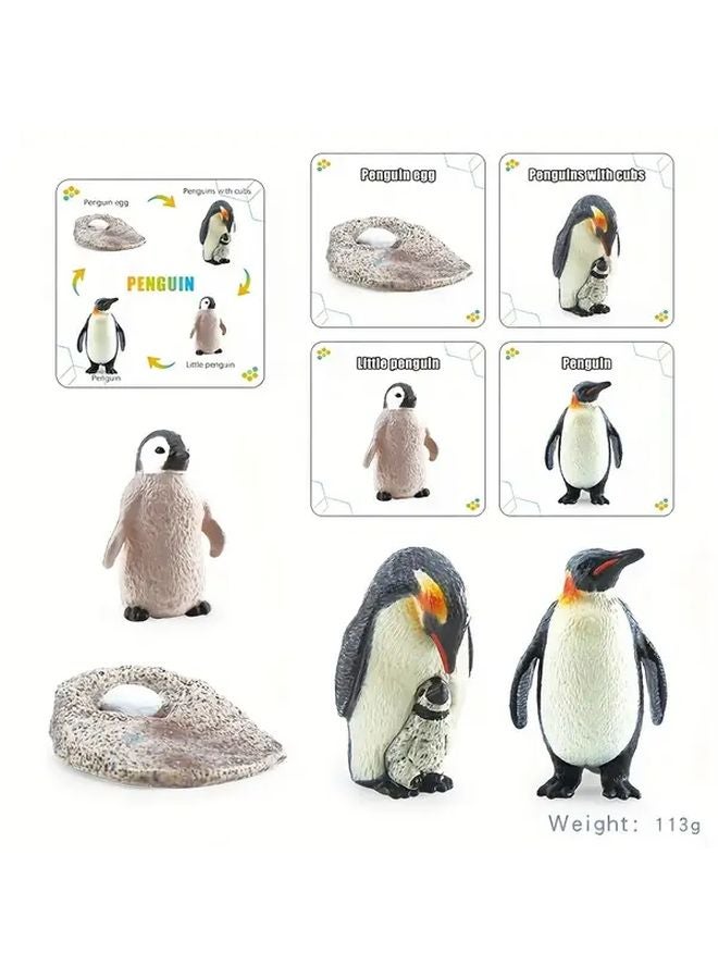 Model 2481 Penguin Life Cycle Figurines Educational Toy Set For Kids Ages 3 8 - Image 1