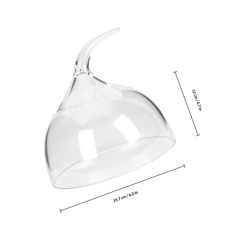 Acrylic Cake Cover 15 7cm Diameter Dustproof Food Protector Dome with Handle for Dessert Display - Image 3
