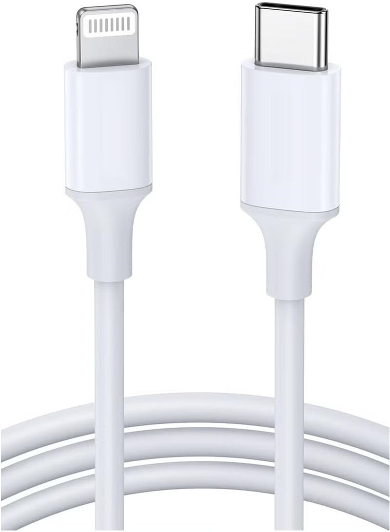 كابل USB C إلى Lightning بطول 2 متر [معتمد من MFi] متوافق مع iPhone كابل USB C إلى Lightning متوافق مع iPhone 14 Pro Max/14/13/12/11 Pro/X/XS/XR/8 Plus/AirPods Pro - Image 1