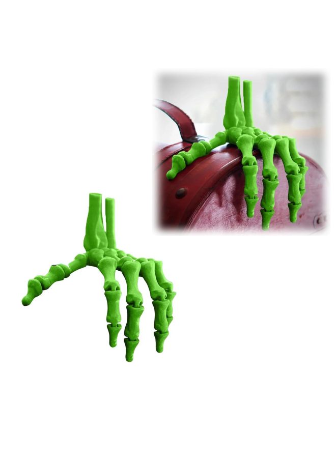 Loquat Hot-Selling 3D Printed Skeleton Hand  Skeleton Hand Decorative Ornaments Movable-Color:3d Skull Hand Purple Green - Image 5