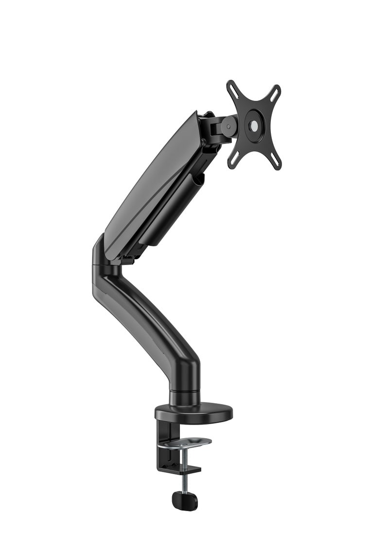 INFINIARC INFINIARC Single Screen Mechanical Spring Monitor Arm Fits 17"-32" Monitors, Curved Monitor Support, 2 to 9kg Weight Capacity, 450mm Extension, 180° Rotation,Tilt, Swivel, Cable Management – Black  - Image 3