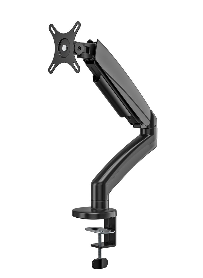 INFINIARC INFINIARC Single Screen Mechanical Spring Monitor Arm Fits 17"-32" Monitors, Curved Monitor Support, 2 to 9kg Weight Capacity, 450mm Extension, 180° Rotation,Tilt, Swivel, Cable Management – Black  - Image 4
