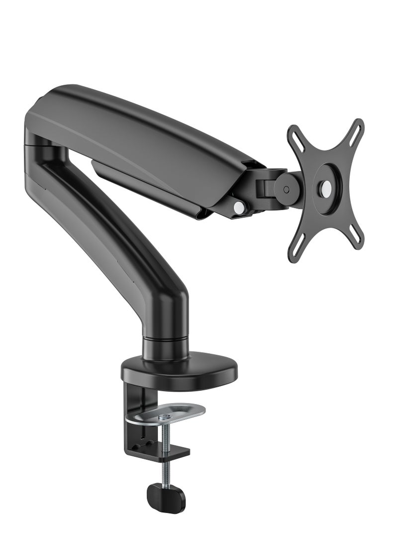 INFINIARC INFINIARC Single Screen Mechanical Spring Monitor Arm Fits 17"-32" Monitors, Curved Monitor Support, 2 to 9kg Weight Capacity, 450mm Extension, 180° Rotation,Tilt, Swivel, Cable Management – Black  - Image 5