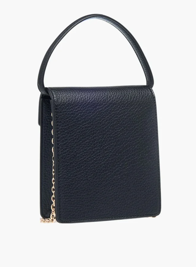 Celeste Womens Animal Print Crossbody Bag With Handle And Flap Closure